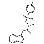 Structure of N-Tosyl-L-alanine 3-indoxyl ester CAS 75062-54-3