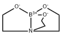 Structure of Triethanolamine borate CAS 15277-97-1