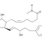 Structure of Methylamido Dihydro Noralfaprostal CAS 155206-01-2