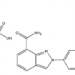 Structure of niraparib p-toluenesulfonate CAS 1038915-73-9
