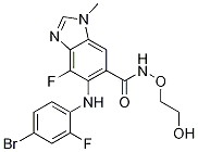 Structure of Binimetinib <span class="caps">CAS</span> 606143-89-9 Structure of Binimetinib CAS 606143-89-9