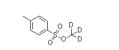 Structure of METHYL-D3 P-TOLUENESULFONATE CAS 7575-93-1