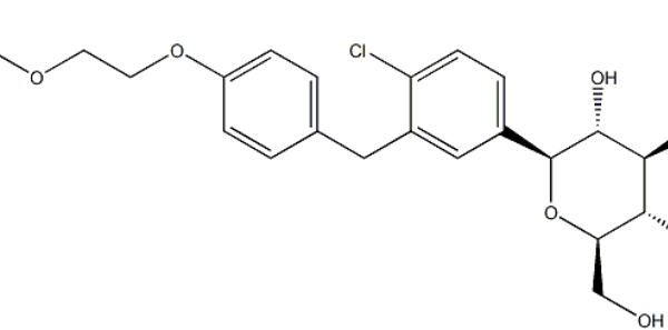 Structure of bexagliflozin CAS 1118567 05 7 600x297 - bexagliflozin CAS 1118567-05-7