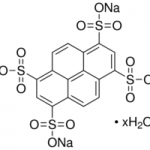 Structure of 1,3,6,8-Pyrenetetrasulfonic acid tetrasodium salt hydrate CAS 59572-10-0