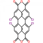 Structure of 1,6,7,12-Tetrachloroperylene tetracarboxylic acid dianhydride CAS 156028-26-1 
