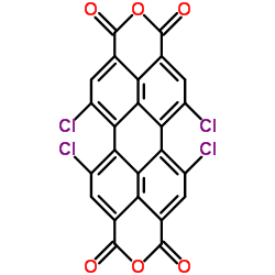 Structure of 1,6,7,12-Tetrachloroperylene tetracarboxylic acid dianhydride CAS 156028-26-1 1,6,7,12-Tetrachloroperylene tetracarboxylic acid dianhydride CAS 156028-26-1