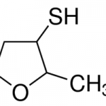Structure of 2-Methyl tetrohydrofuran-3-thiol CAS 57124-87-5 FEMA 3787