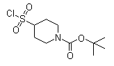 4-Chlorosulfonylpiperidine-1-carboxylic acid tert-butyl ester CAS 782501-25-1 Structure of 4 Chlorosulfonylpiperidine 1 carboxylic acid tert butyl ester CAS 782501 25 1 1 - 4-Chlorosulfonylpiperidine-1-carboxylic acid tert-butyl ester CAS 782501-25-1