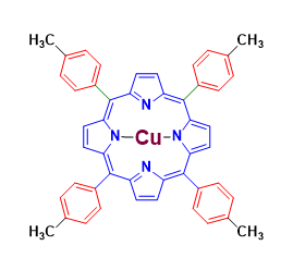 Structure of 5,10,15,20-Tetra(4-methylphenyl)-21H,23H-porphine copper CAS 19414-66-5