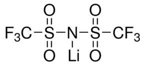 Structure of LiTFSI CAS 90076 65 6 - LiPO2F2//Lithium phosphorodifluoridate CAS 24389-25-1