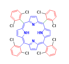 Structure of Tetra34 dichlorophenylporphine CAS 32350 86 0 - Tetra(3,4-dichlorophenyl)porphine CAS 32350-86-0