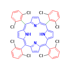 Structure of Tetra34 dichlorophenylporphine CAS 32350 86 0 - 5-Bromo-10,15,20-triphenylporphine CAS 67066-09-5