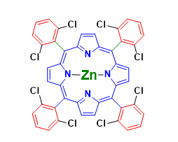 Structure of meso-Tetra(2,6-dichlorophenyl)porphyrin-Zn(II) CAS 100506-72-7