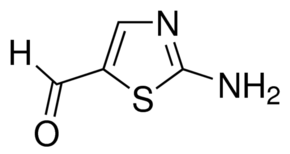 Structure of 2-Amino-5-formylthiazole CAS 1003-61-8
