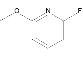 Structure of 2-Fluoro-6-methoxypyridine CAS 116241-61-3
