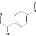 Structure of 4-nitrophenylglycolic acid CAS 10098-39-2