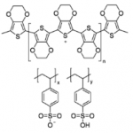 Structure of PEDOT PSS CAS 155090-83-8