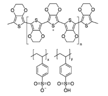 Structure of PEDOT PSS CAS 155090 83 8 1 - UV Antistatic additive WI01