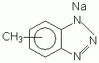 Structure of Tolytriazole Sodium Saltliquidcontent 47 53 CAS 64665 57 2 - 2,4-Di-tert-butylphenol CAS 96-76-4