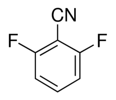 Structure of 2,6-Difluorobenzonitrile CAS 1897-52-5