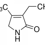 Structure of 3-Ethyl-4-methyl-3-pyrrolin-2-one CAS 766-36-9
