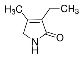 Structure of 3-Ethyl-4-methyl-3-pyrrolin-2-one <span class="caps">CAS</span> 766-36-9 Structure of 3-Ethyl-4-methyl-3-pyrrolin-2-one CAS 766-36-9