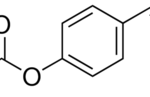 Structure of 4-Ethenylphenol acetate CAS 2628-16-2