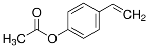 Structure of 4-Ethenylphenol acetate CAS 2628-16-2