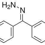 Structure of Benzophenone hydrazone CAS 5350-57-2