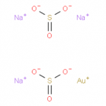Structure of Gold(I) trisodium disulphite CAS 19153-98-1