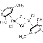 Structure of Ruthenium(II) chloride mesitylene dimer CAS 52462-31-4
