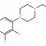 Structure of 2-(4-(4-amino-2,3-difluorophenyl)piperazin-1-yl)ethanol CAS 1660980-24-4