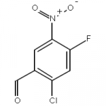 Structure of 2-chloro-4-fluoro-5-nitrobenzaldehyde-cas-99329-85-8