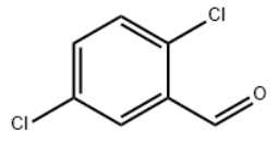 Structure of 2,5-Dichlorobenzaldehyde <span class="caps">CAS</span> 6361-23-5 Structure of 2,5-Dichlorobenzaldehyde CAS 6361-23-5