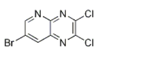 Structure of 7-BROMO-2,3-DICHLOROPYRIDO[2,3-B]PYRAZINE CAS 341939-31-9