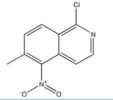 Structure of 1-Chloro-6-Methyl-5-Nitroisoquinoline CAS 943606-84-6 1-Chloro-6-Methyl-5-Nitroisoquinoline CAS 943606-84-6
