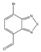 Structure of 7 bromo benzoc125thiadiazole 4 carbaldehyde CAS 1071224 34 4 - 2-(6,7-difluoro-3-oxo-2,3-dihydro-1H-cyclopenta[b]naphthalen-1-ylidene)malononitrile CAS OPVNA-0001