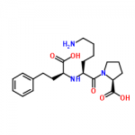 Structure of Lisinopril CAS 76547-98-3
