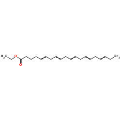 Structure of cis 58111417 Eicosapentaenoic acid ethyl ester CAS 73310 10 8 or 86227 47 6 - cis-5,8,11,14,17-Eicosapentaenoic acid ethyl ester CAS 73310-10-8 or 86227-47-6