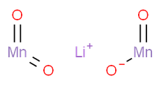 Structure of LITHIUM MANGANESE OXIDE LMO CAS 12057 17 9 - LITHIUM COBALT OXIDE (LCO) CAS 12190-79-3