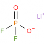 Structure of LiPO2F2 Lithium phosphorodifluoridate CAS 24389-25-1