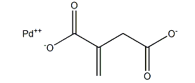 Structure of Palladium2 2 methylenesuccinate CAS 1151654 51 1 1 - Palladium(2+) 2-methylenesuccinate CAS 1151654-51-1