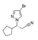 (R)-3-(4-broMo-1H-pyrazol-1-yl)-3-cyclopentylpropanenitrile CAS 1146629-83-5 (R)-3-(4-broMo-1H-pyrazol-1-yl)-3-cyclopentylpropanenitrile CAS 1146629-83-5