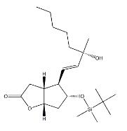 (3aR,4R,5R,6aS)-5-((tert-butyldimethylsilyl)oxy)-4-((S,E)-3-hydroxy-3-methyloct-1-en-1-yl)hexahydro-...