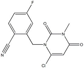 2-((6-chloro-3-Methyl-2,4-dioxo-3,4-dihydropyriMidin-1(2H)-yl)Methyl)-4-fluorobenzonitrile CAS 86575...