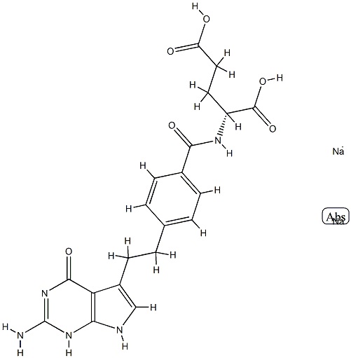937370 10 0 - 4-[2-(2-Amino-4,7-dihydro-4-oxo-1H-pymol[2,3-d]pyrimodin-5-yl)ethyl]benzoic acid CAS 137281-39-1
