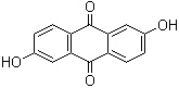Structure of 2,6-DIHYDROXYANTHRAQUINONE CAS 84-60-6