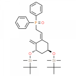 Structure of PHOSPHINEOXIDE,[2-[3,5-BIS[[(1,1-DIMETHYLETHYL)DIMETHYLSILY]OXY]-2-METHYLENECYCLOHEXYLIDENE]ETHYL]DIPHENYL-,[3S-(1Z,3A,5B0)] CAS 81522-68-1