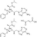 Structure of Tenofovir Alafenamide Fumarate CAS 1392275-56-7