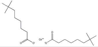 Structure of CobaltII neocaprate CAS 10139 54 5 - N-(1,3-Dimethylbutylidene)-3-(triethoxysilyl)-1-propanamine CAS 116229-43-7